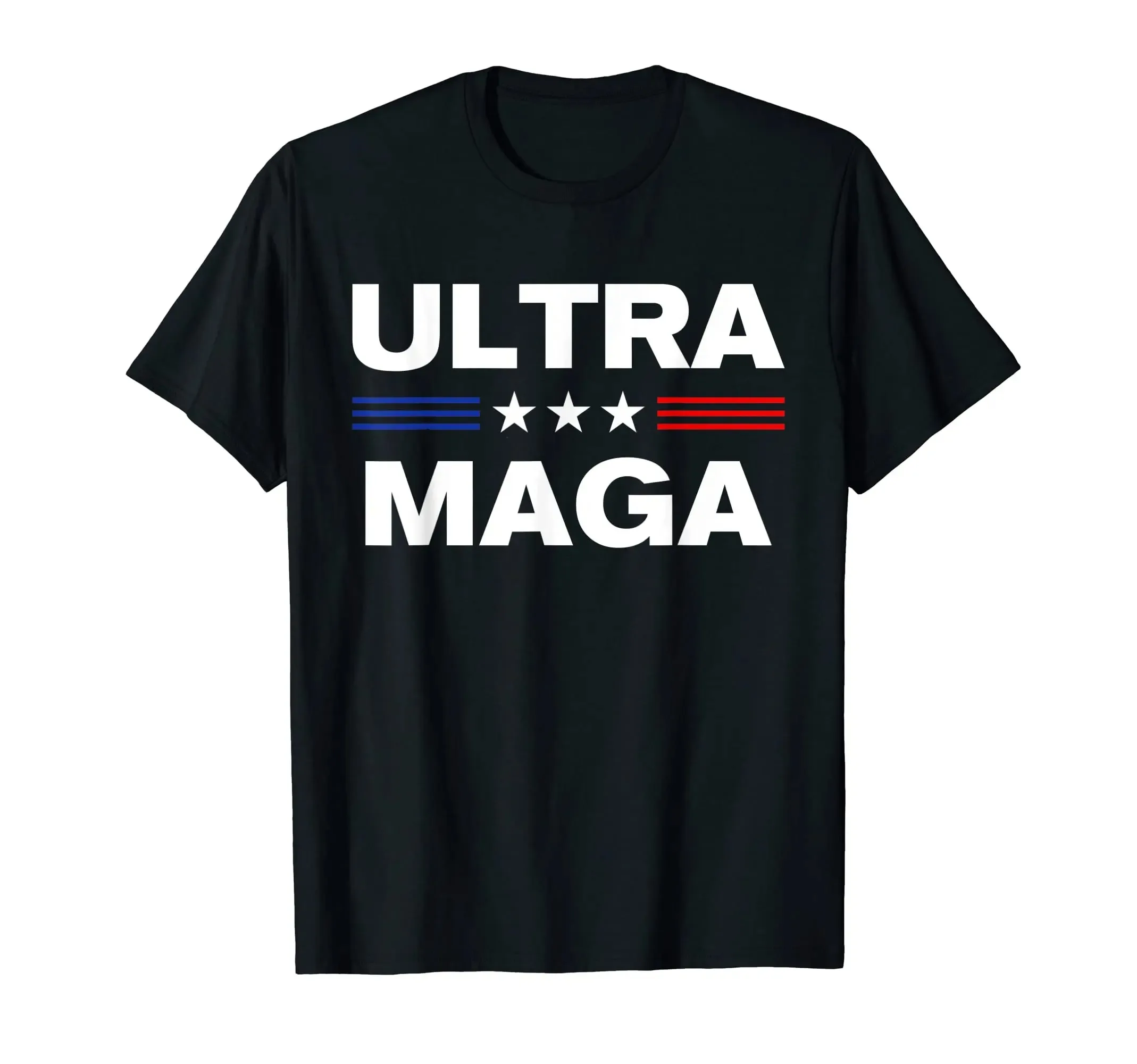 Trump T-Shirt Ultra Maga Proud Anti Biden US Flag Pro Trump 2024 Election T-Shirt For Men Women T Shirt Men Tops Cotton Tees