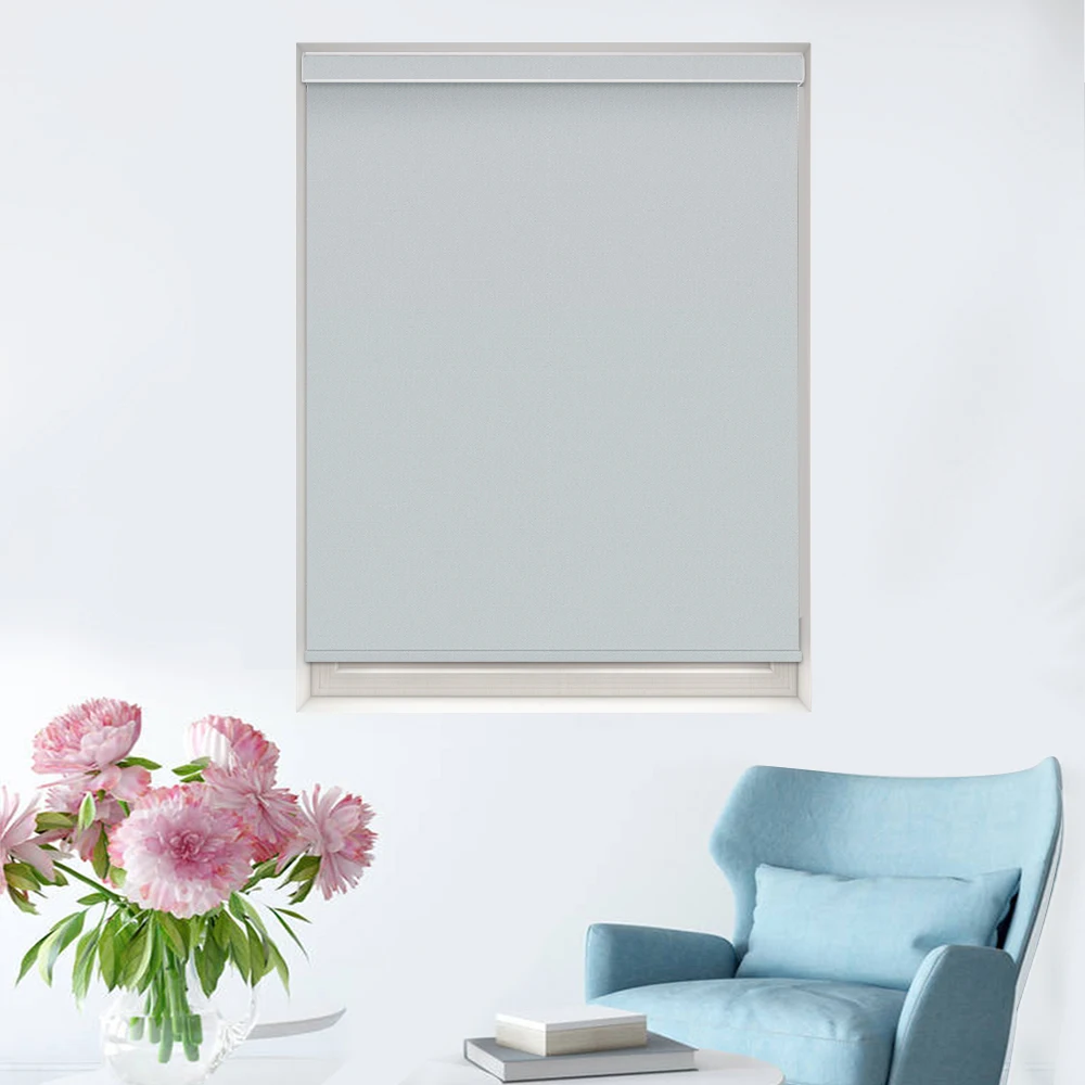 

Tuya WiFi Electric Roller Blinds Full Shade UV Protection for Living Room, Kitchen Privacy Solution Coverings with Remote