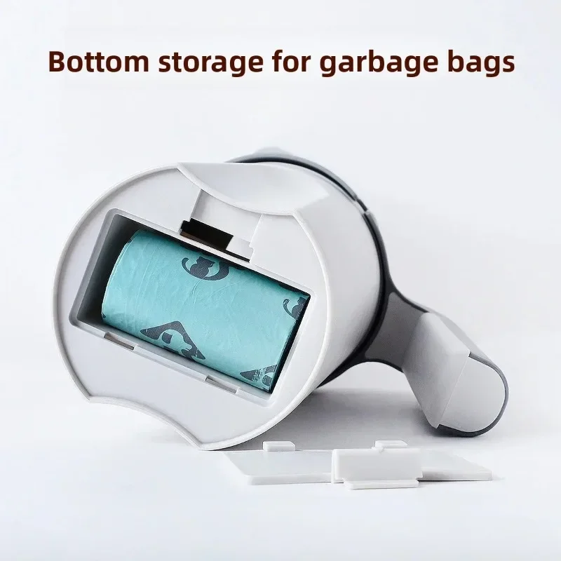 One Piece Cat Litter Scoop Efficient Cat Waste Scooper with Built in Garbage Bag Set Detachable Durable Pet Cleaning Supplies image 5