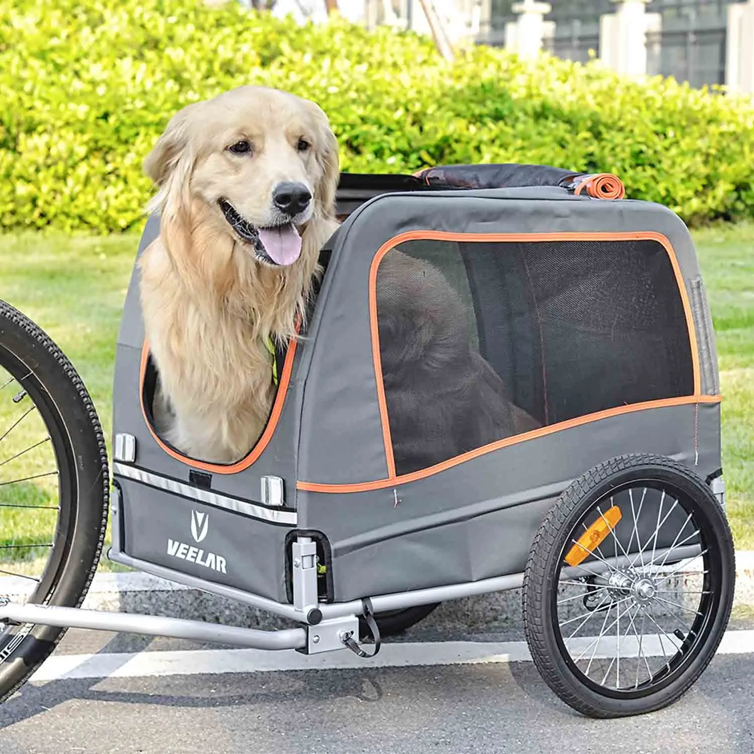 

Two Wheels Dog Bicycle Trailer Pet Products