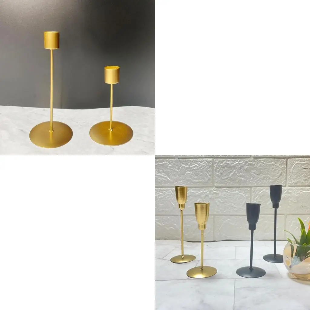 Artisanal Iron Candlestick Holder Holder for Elegant Home Styling Rustics Stand Bedroom Enhancers