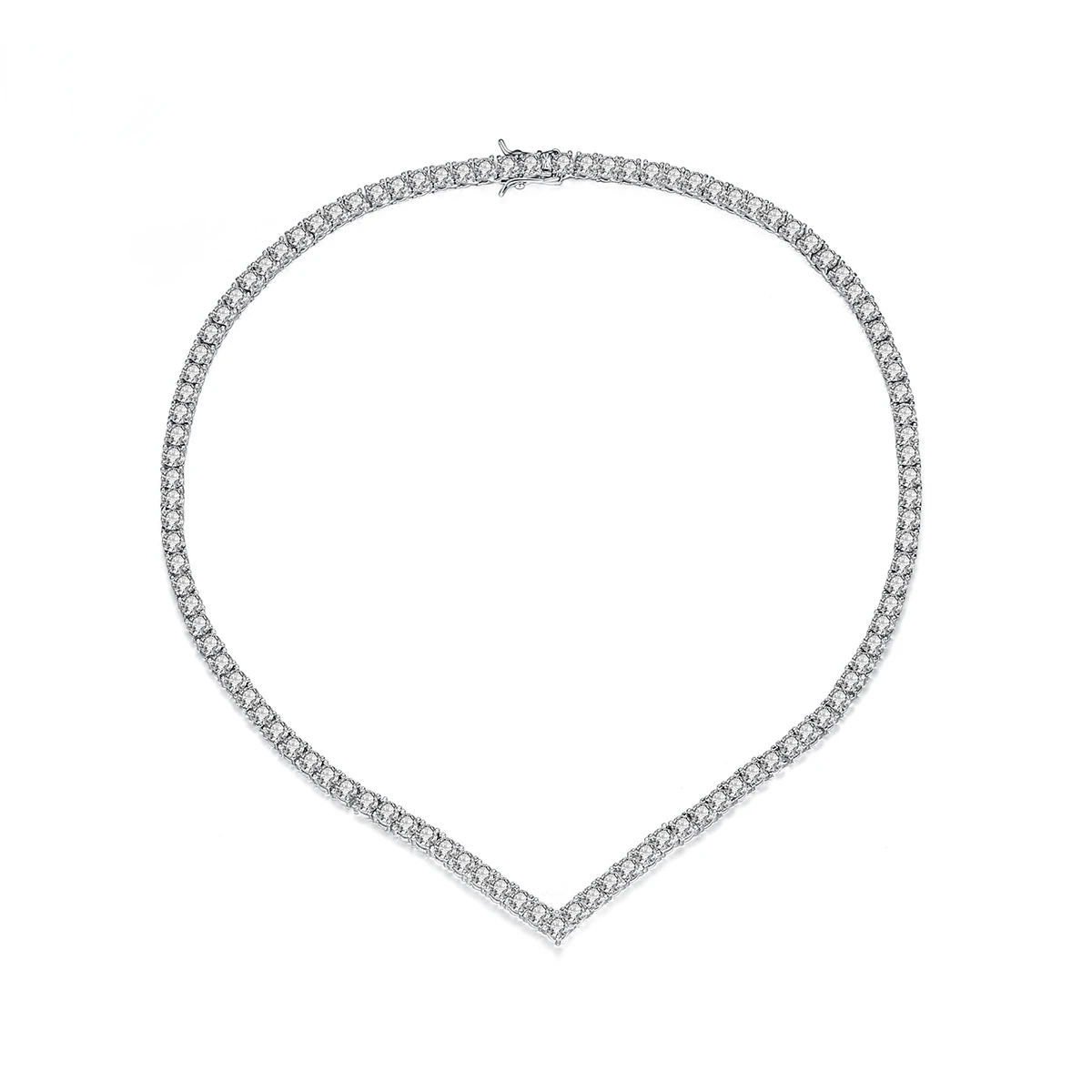 colar de amantes de tenis de ouro branco para homens e mulheres lab diamond cz chorker pendant colares festa de casamento joias 14k 01