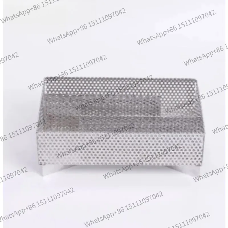 1PC 304Stainless Steel Pellet Smoker Basket Pellet Smoker Tray Heat-Resistant BBQ Smoked Net Basket Anti-slip Smoke Generator