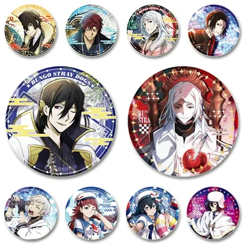 Karikatür Anime Broş Pins Osamu Dazai Edogawa Rampalar Ryunosuke Akutagawa Rozeti Şapka Elbise Sırt Çantası Hediye Takı Aksesuarları