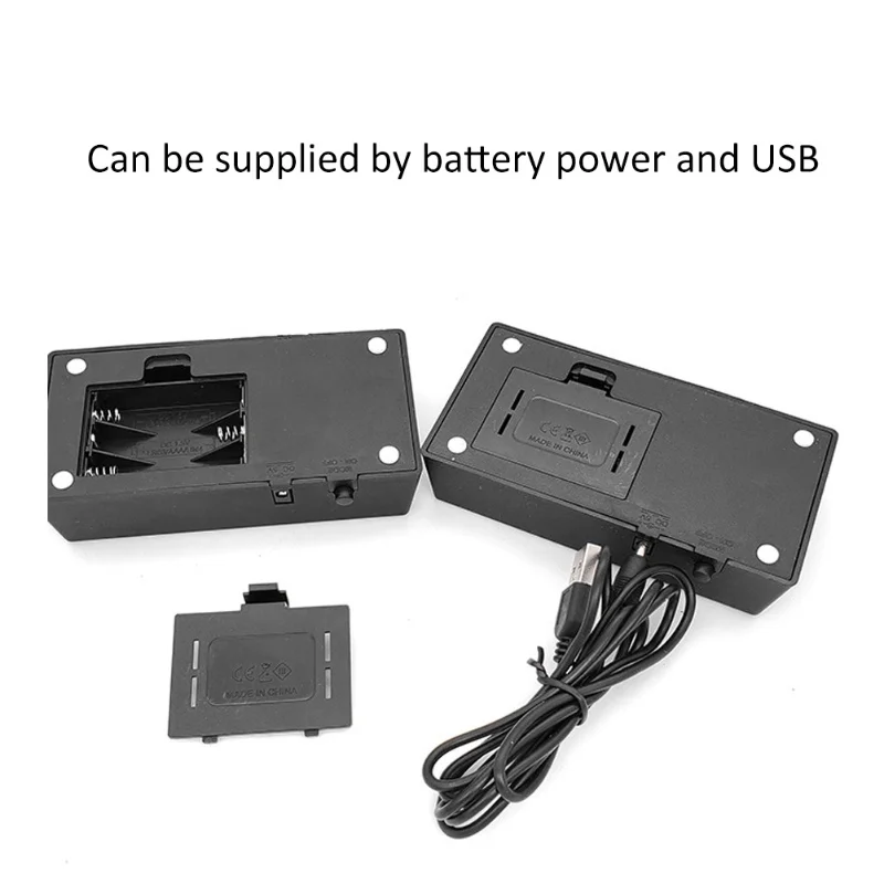 قاعدة عرض LED حامل ضوء متغير اللون مع كابل USB لمجوهرات التماثيل الكريستالية ثلاثية الأبعاد #5