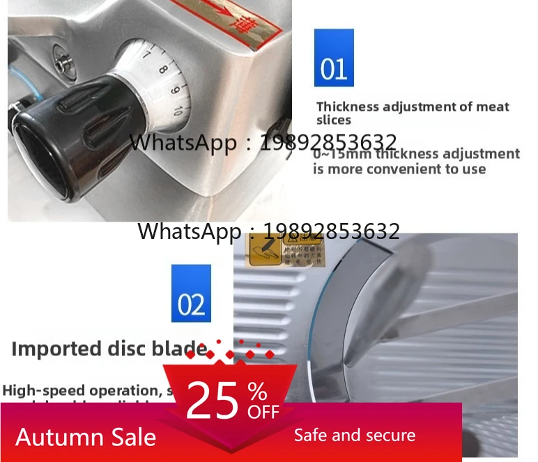 

ZZ Fully Automatic Slicer Commercial Frozen Meat Lamb Roll Semi-Automatic Meat Shaver