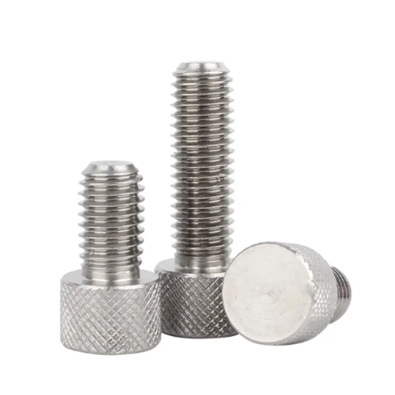 Śruby kciukowe M2 M2.5 M3 M4 M5 M6 M8 304 Głowica radełkowana ze stali nierdzewnej Śruba dokręcająca Okrągła śruba ręczna regulacyjna