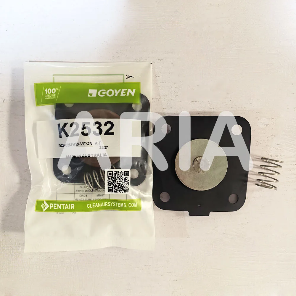 Goyen K2532 RCAC25FH3 Viton diaphragm 1-inch diaphragm repair kit suitable for RCAC25FH3X/3560/3249 pulse valve diaphragm