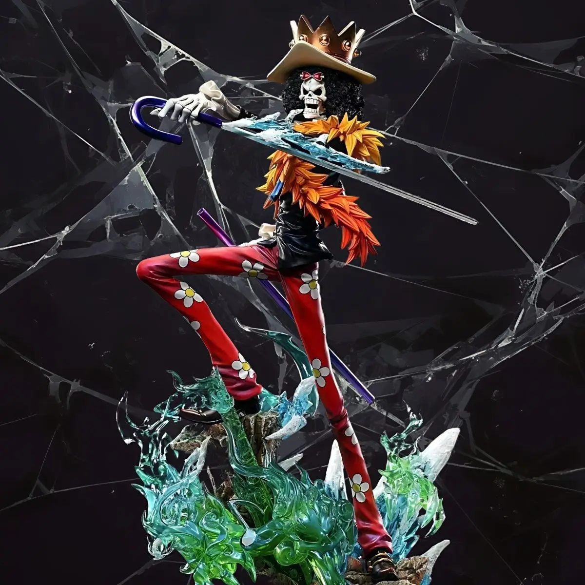 

33 см 12,9 дюйма аниме Брук фигурки ПВХ статуя настольный орнамент коллекция статуя модель украшения комнаты настольные игрушки для детей