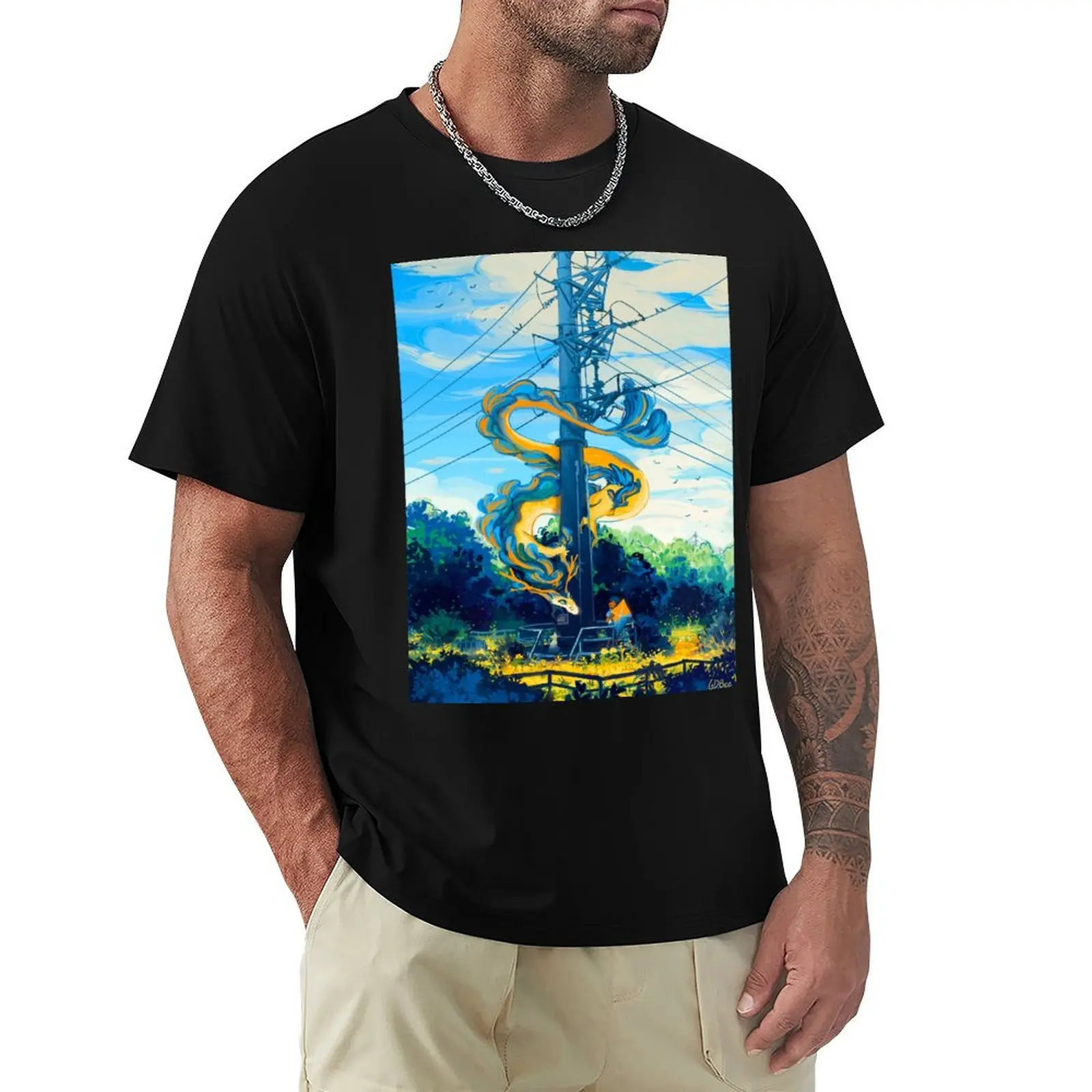 

Dragon's Tower T-Shirt Work Wear Lightweight Tee