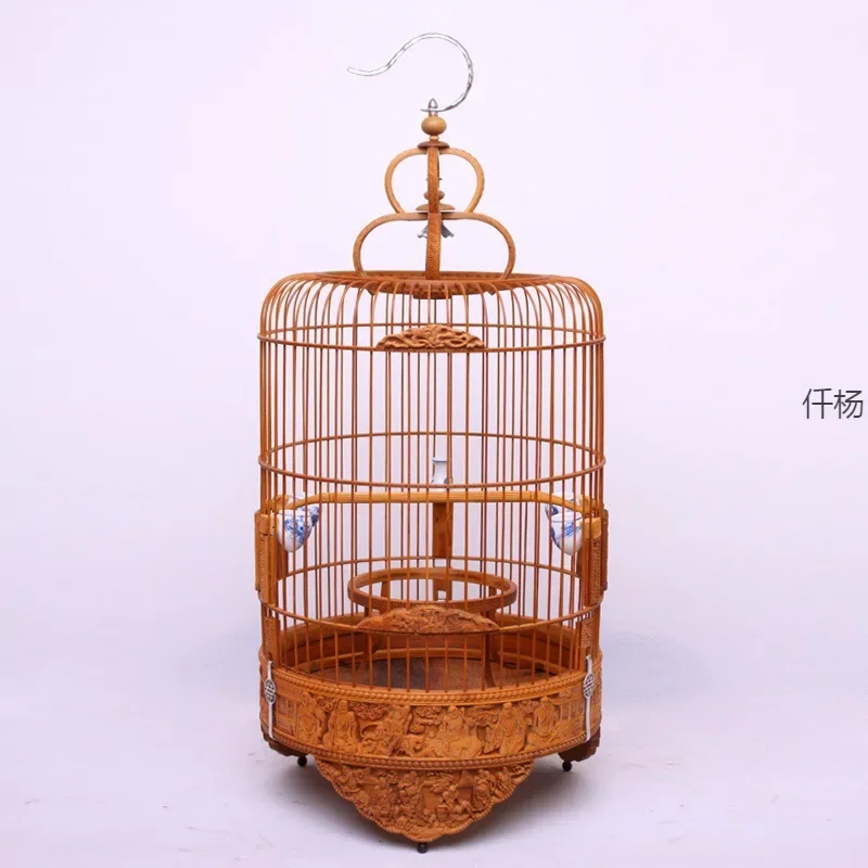 Golden green birdcage Bamboo Small