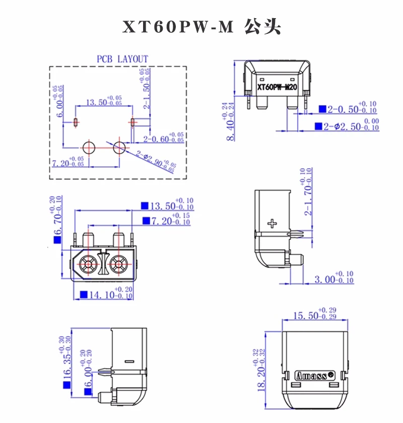 10pcs (5pairs)  XT60PW XT60-PW Brass Gold Banana Bullet Male Female Connectors Plug Connect Parts For RC Lipo Battery PCB Board