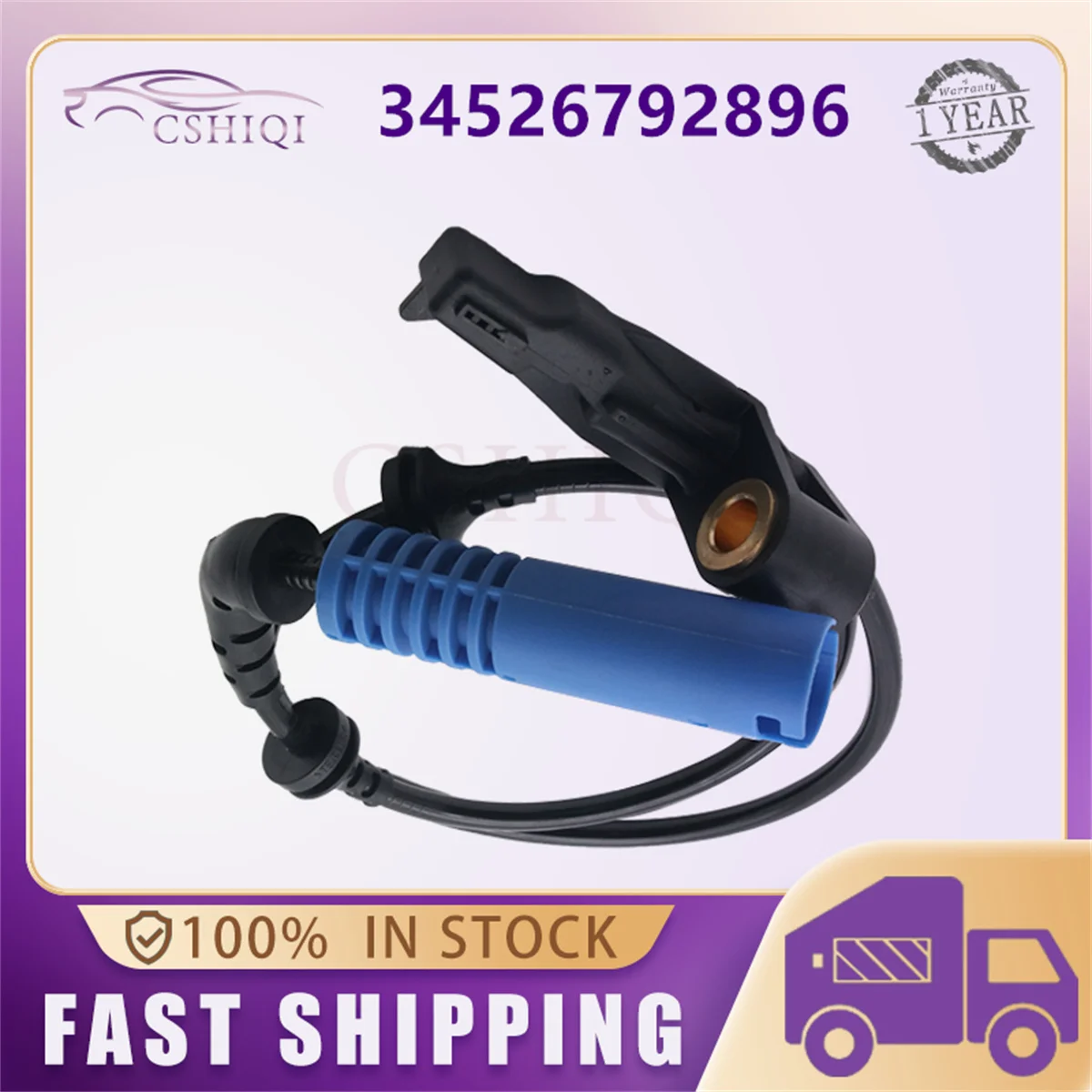 34526792896 34526792897 Sensor de velocidad de rueda delantera izquierda derecha ABS para BMW 320i 323ci 325ci 328i 330xi M3 Z4 Z8 accesorios para automóviles