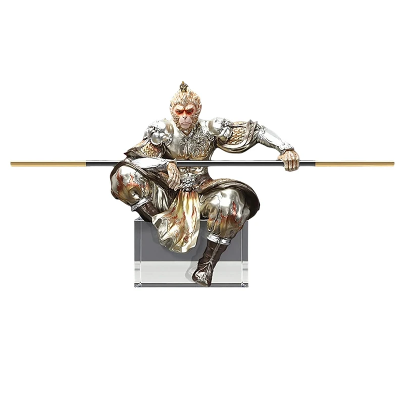 

L81A 2025-Black Myth Wukong Decorations Model,Monkey Figurines Monkey King Decor, 3A Game Sun Wukong Statue Model Decoration Dol