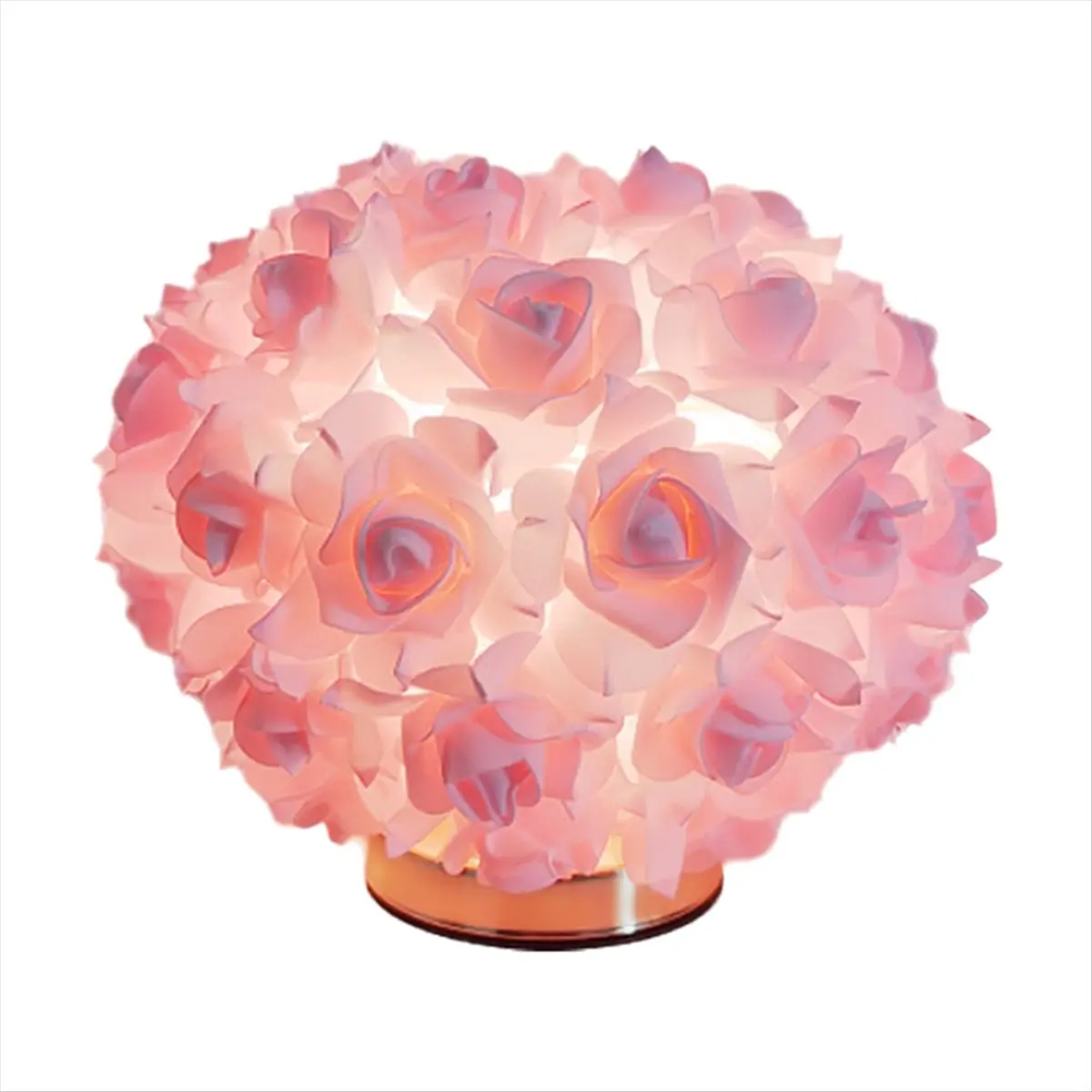 DT185 TO Nordic Rose Flower Bouquet Table Lamp Romantic Bedside Night Light for Bedroom for Wedding Decor Desk Lamp EU Plug