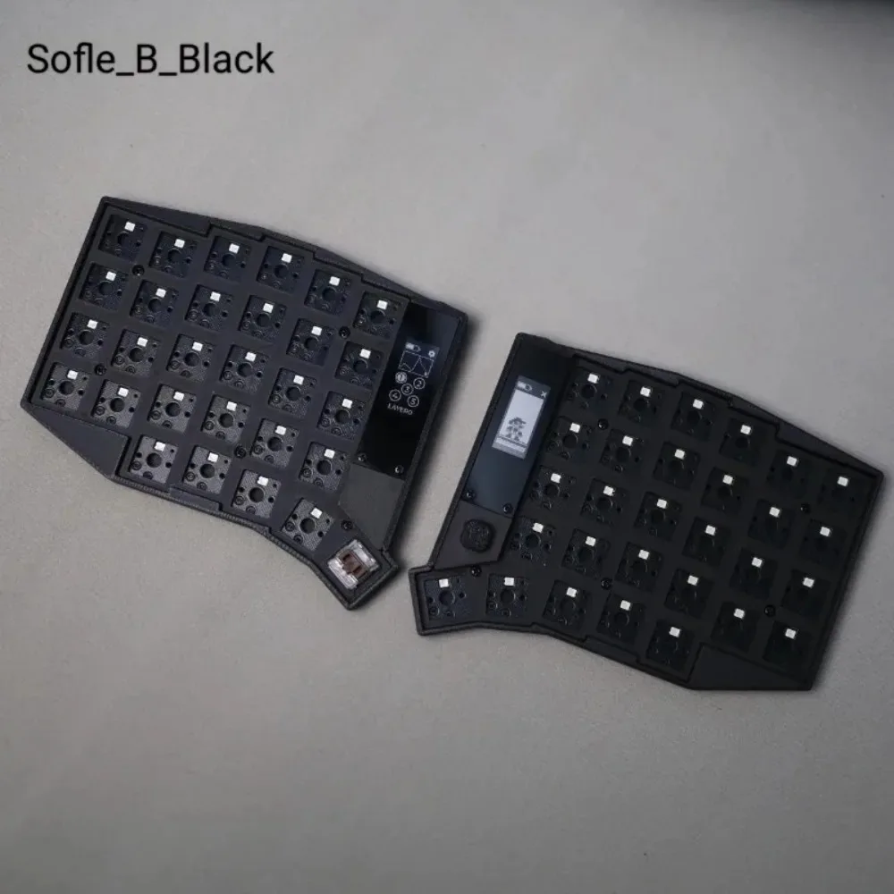 Sofle Wireless Split Mechanical Keyboard Kit Low Profile Hot Swap Programmable Ergonomics Long Battery Life PC Accessories Gift
