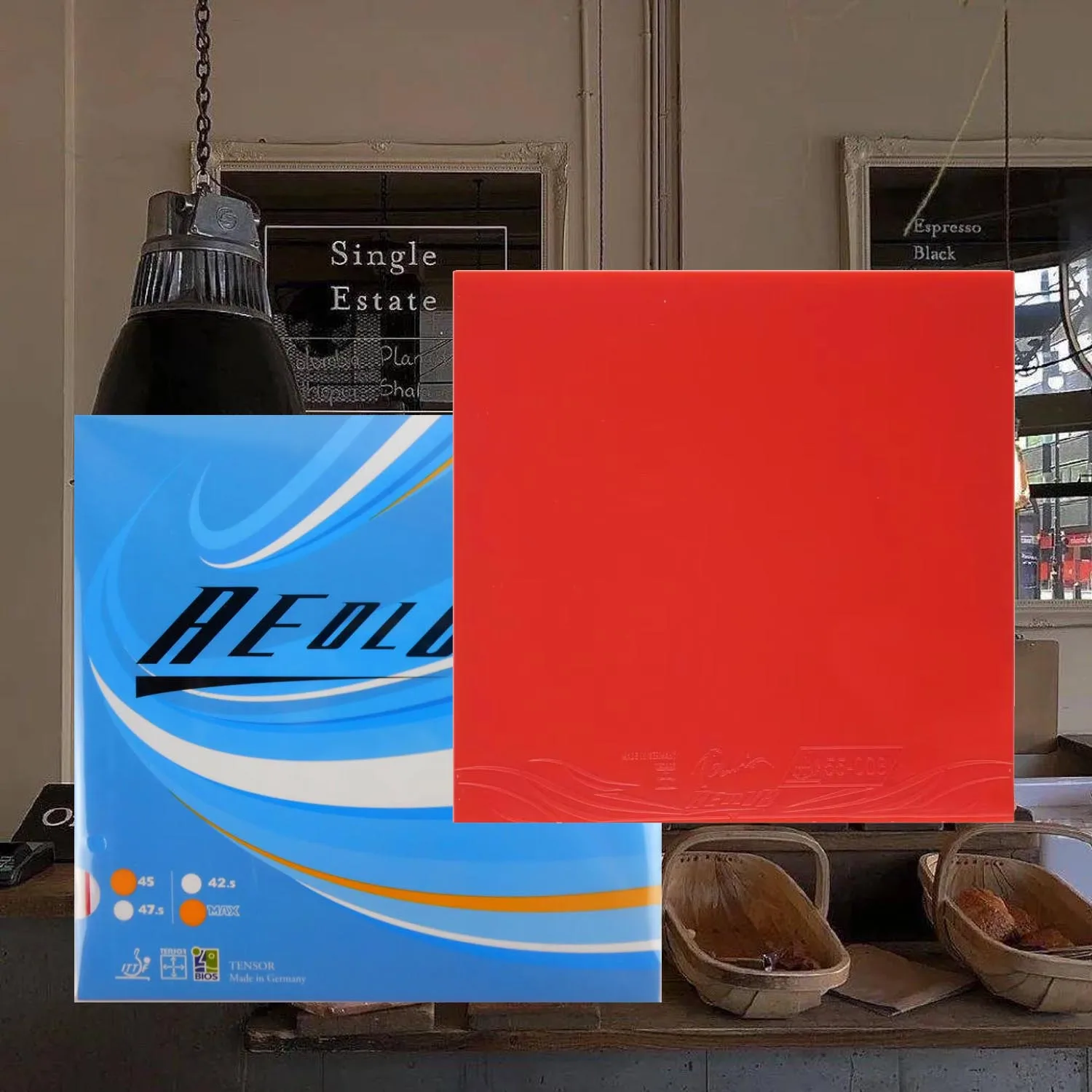 

Palio Aeolus Pips-in Table Tennis Rubber with Sponge pingpong Aeolus