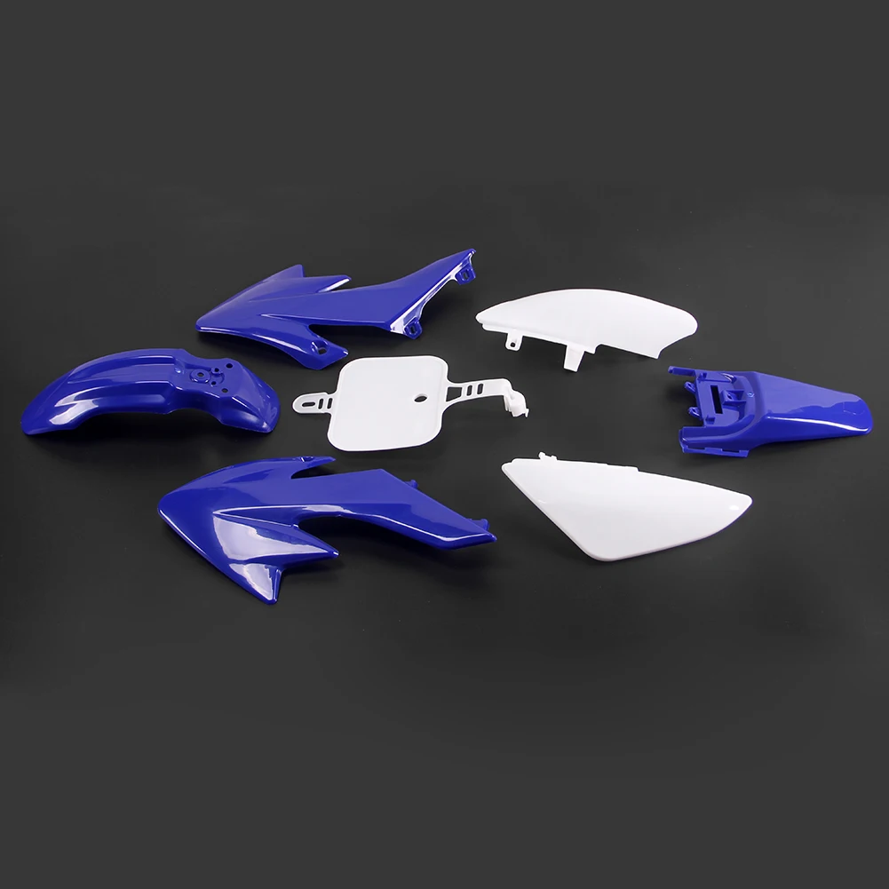 7pcs Full Body Plastic Fender Motorcyc Plastic Fairing Set for CRF 50 Dirt Pit Dirt Bike Plastic Motorcycle Plastic Fairing Set