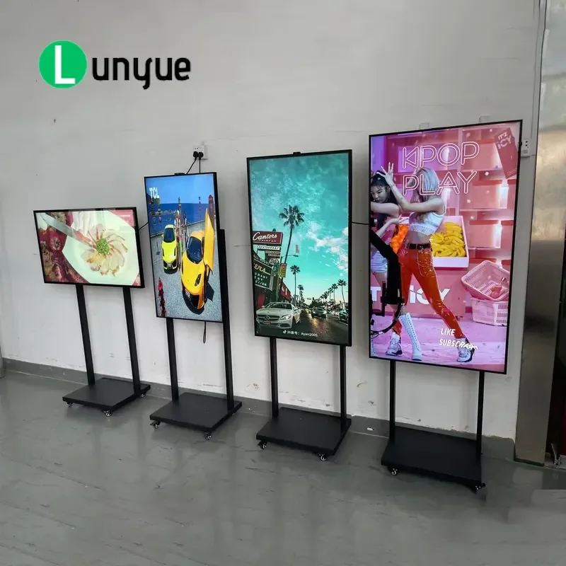 43 49 55 65 Inch 4G WiFi Android Touch Screen Digital Signage Full HD LCD Display Cloud CMS Animation For Storefront Window