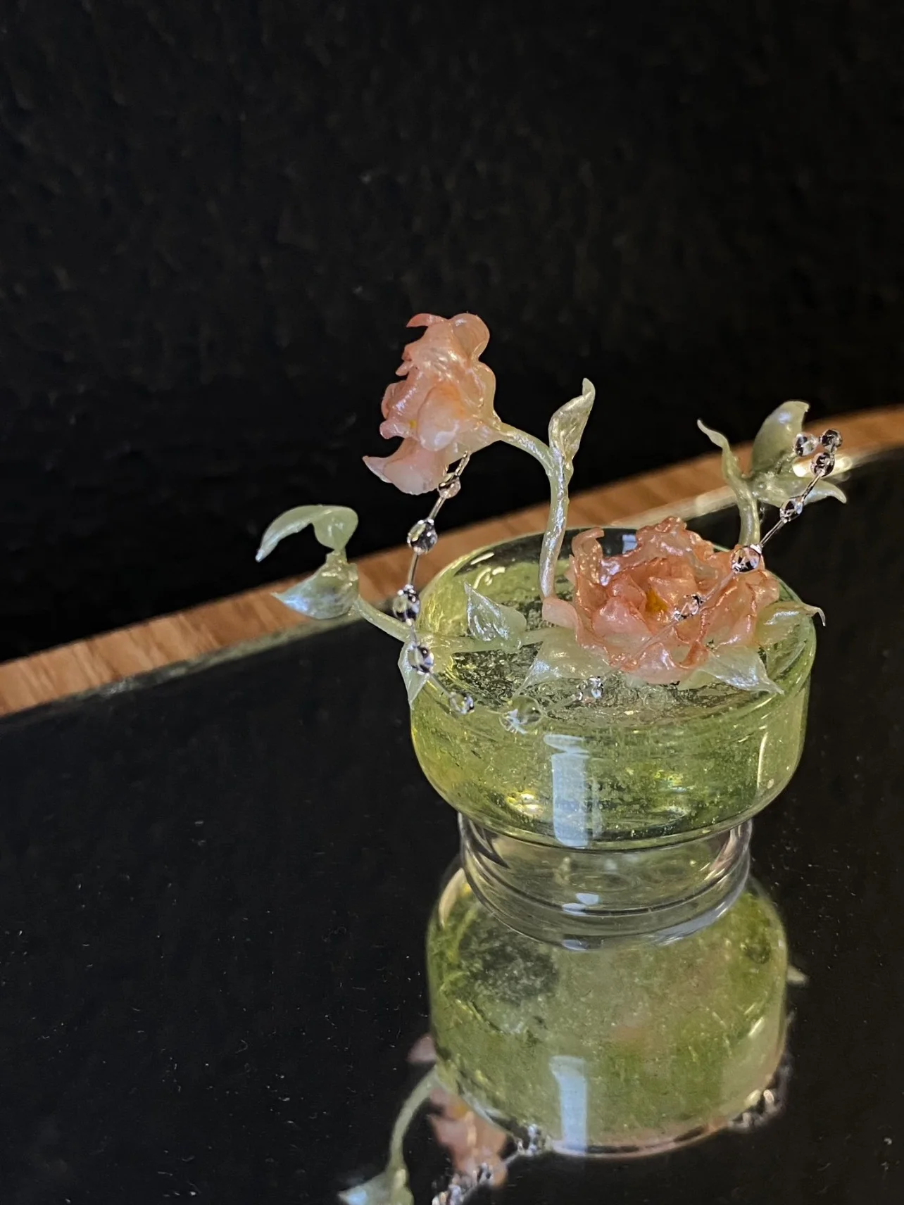 Dollhouse Miniature Flowers Cakes Modle Blythe Clay Drinks Accessories Tiny Dessert Display Tea Party Decor Photography Props