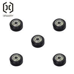 5pcs CNC Openbuilds plastic wheel pom with 625zz idler gear passive round wheel perlin wheel for all models artillery 3d printer