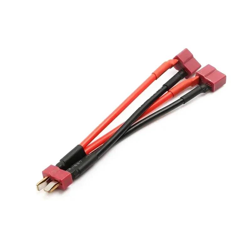 XT60 Splitter parallelo per connettore batteria 10 cm Prolunga cavo maschio/femmina 14AWG Cavo in silicone da 1 a 2/3 per motore batteria RC