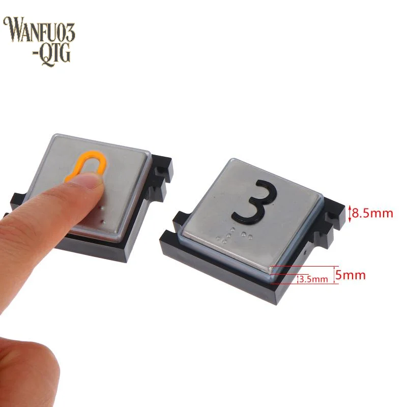 Hot Sale Applicable To Elevator Button 3600 5500 Numeral Key Direction Keys Without Button Board With Braille