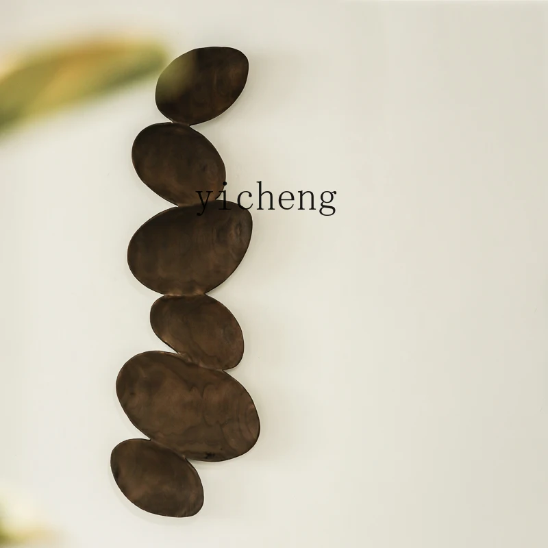 Zz كامل الخشب نحت ورقة الفن تركيب الرجعية الحنين تصميم وابابي الرياح B & B فندق غرفة المعيشة الفني