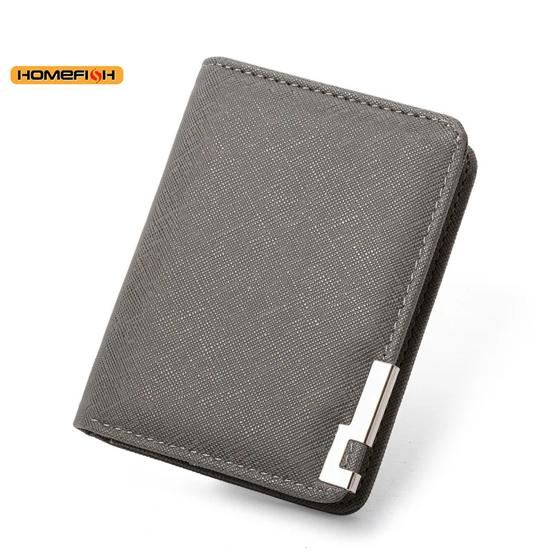 Men's Ultra Thin Vertical Mini Wallet Multi Card Slots Credit Card