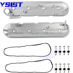 Engine Valve Cover Left&Right for Chevy Silverado Suburban GMC Hummer Sierra Yukon Cadillac 4.8 5.3 6.0 6.2L 12642655 12637684