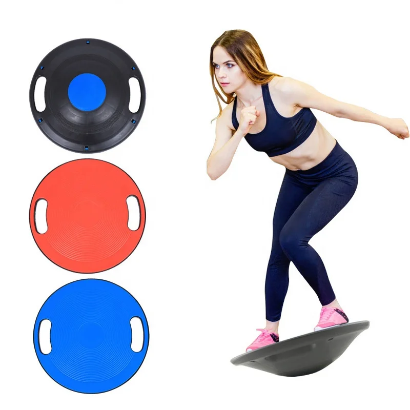 Disco giratorio para ejercicios de cintura, tabla de equilibrio redonda de plástico, entrenador de estabilidad, tabla de equilibrio antideslizante.