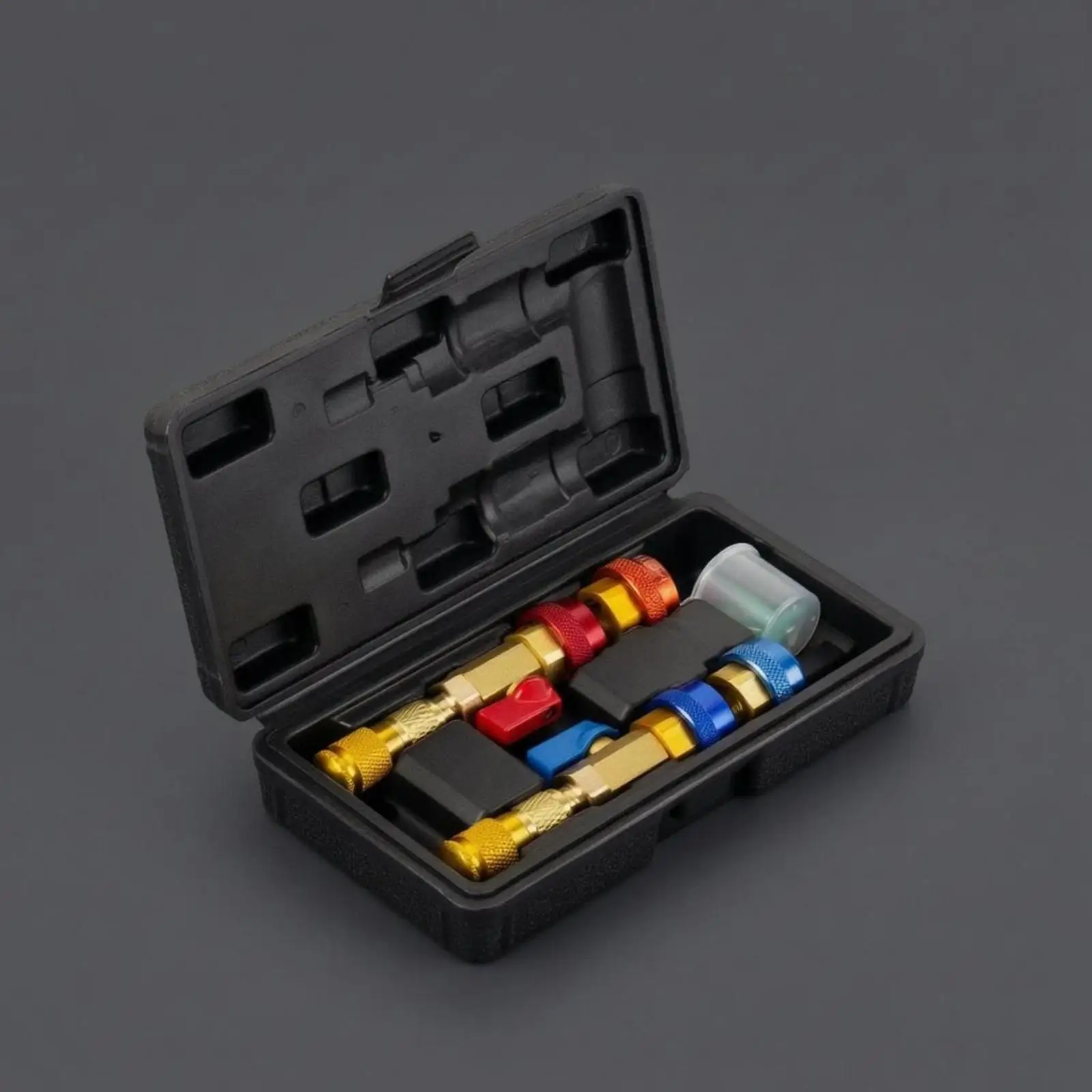 Valve Core Removal Kit Molded Interior Valve Core Replacement Tool Kit Hard Case