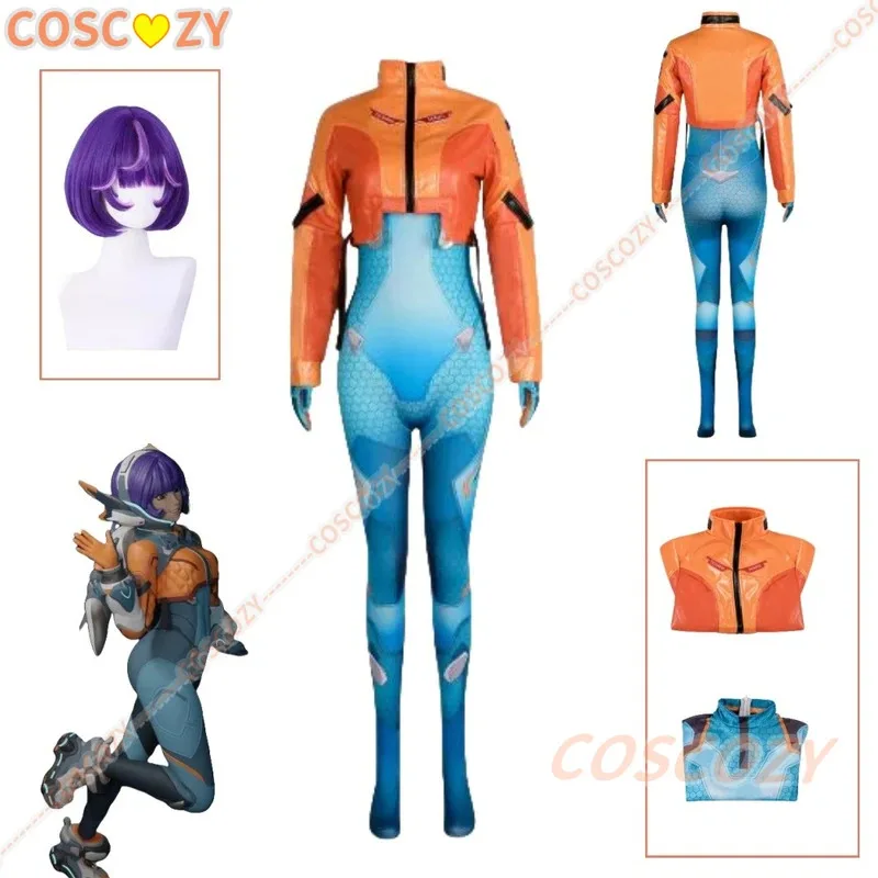 2025 11 لعبة OW 2 Overwatch جونو ارتداءها تأثيري ازياء شعر مستعار البدلة مجموعة كاملة الملابس هالوين امرأة الفتيات كرنفال اتفاقية O