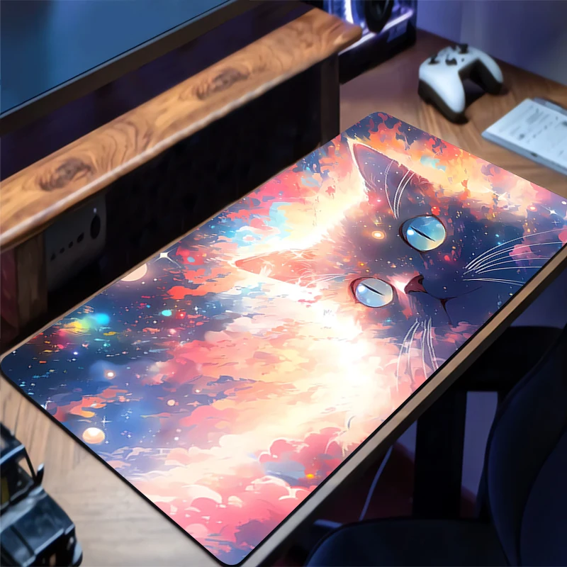 

Mouse Pad Multi Size Gamer Classic Keyboard Pad Clouds Cat Desk Mats Extended Mausepad Office PC Gaming Accessories Mousepad