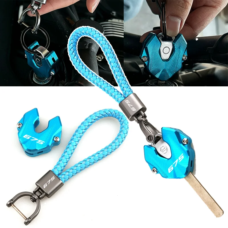 

New For CFMOTO 675NK 675SR 675SR-R 675SS CF 675 NK SR SR-R SS 2024+ Motorcycle Accessories KeyCase KeyChain Key Shell Cover Ring