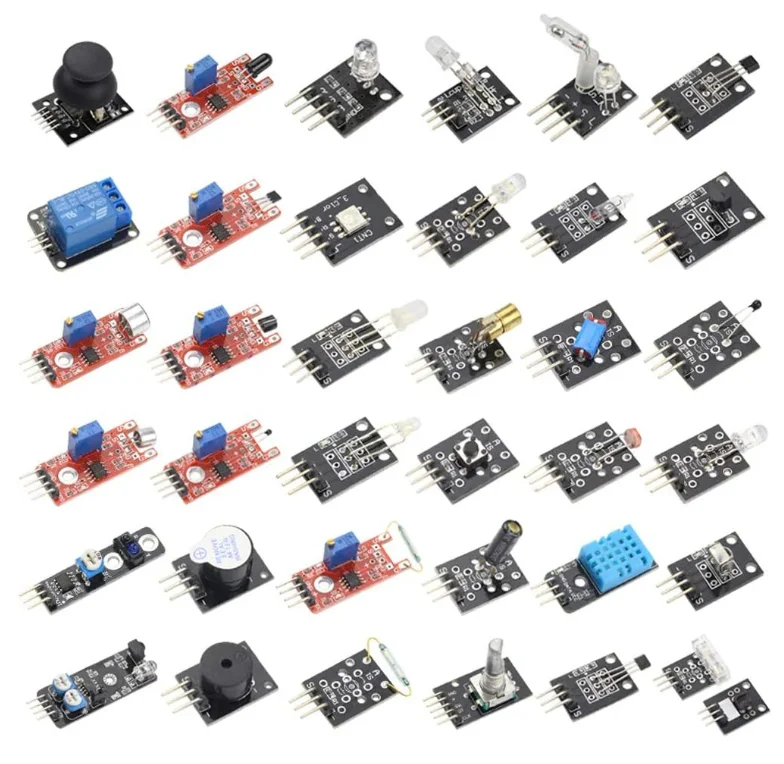 37 in 1 Sensors Modules Starter Kit Sensor for R3 MEGA2560 Plastic Box