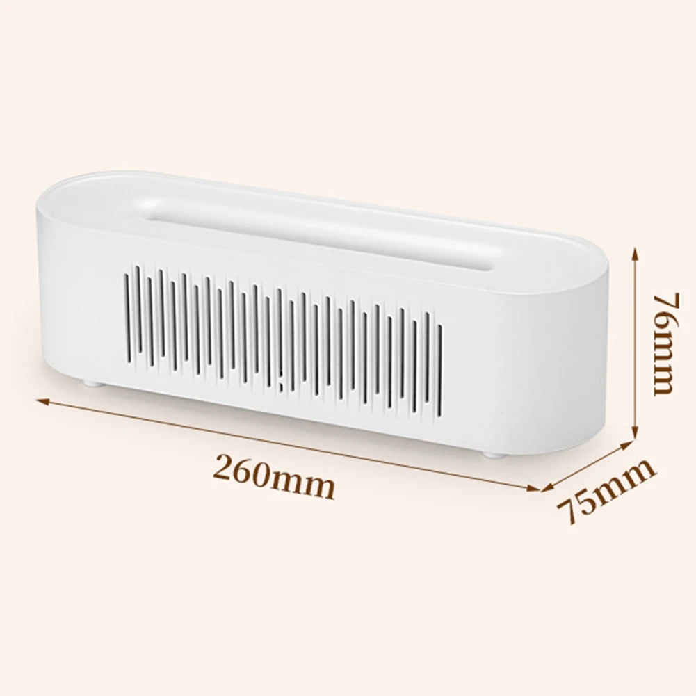Portable Humidifier Simulated Flame Humidifier Cozy Relaxation Space 26 7.5 7.6cm Innovative Fog Dispersion Air Purifier