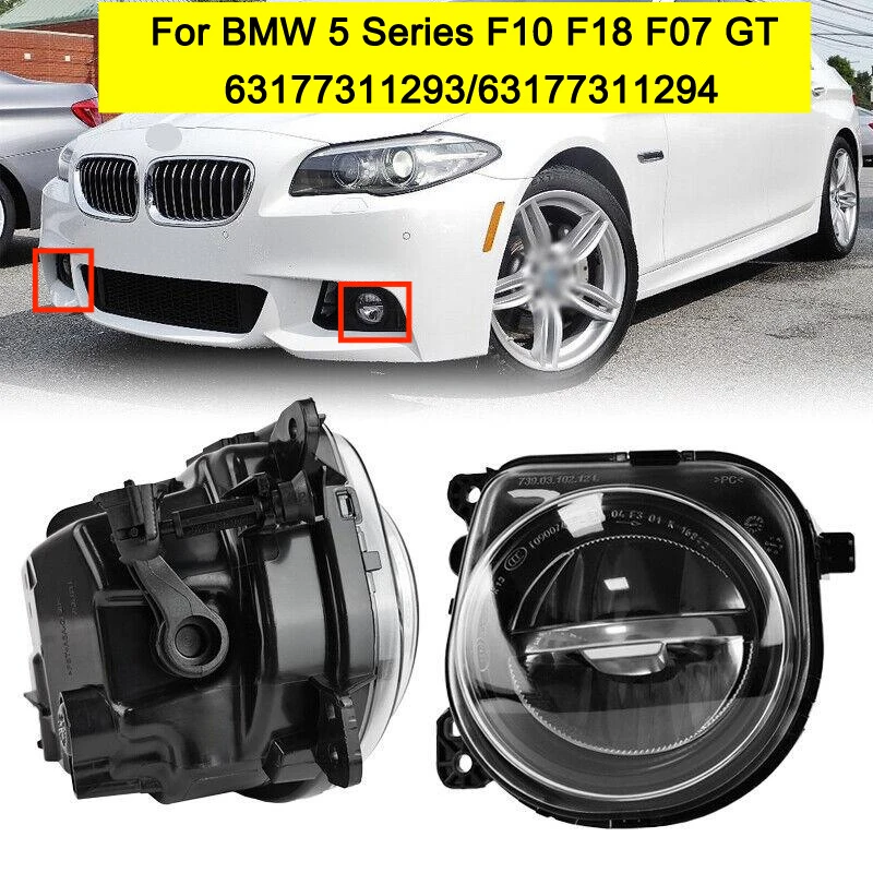 

Fog Light For BMW 5 Series F10 F18 F07 GT Front Bumper LED Daytime Running Light Fog Light 63177311293 63177311294