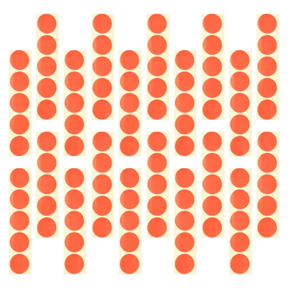 

200 шт. стальных наклеек-штампов, красные, металлические, с волнистым краем, тисненые, самоклеящиеся, для сертификатов, наград, нотариальных услуг, офисные принадлежности