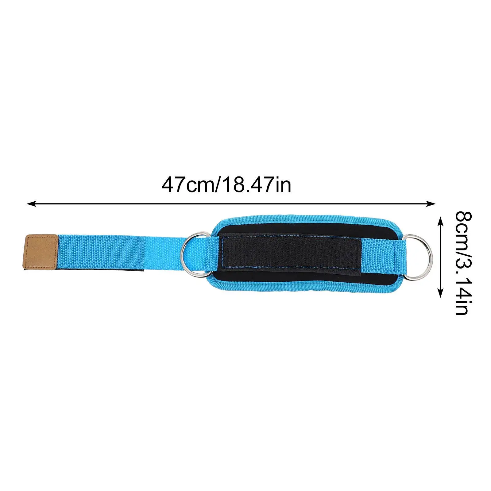 1Set High Elasticity Latex Leg Training Pull Rope for Squat Lunges Ankle Strengthening Portable Gym Sports Supply Accessory