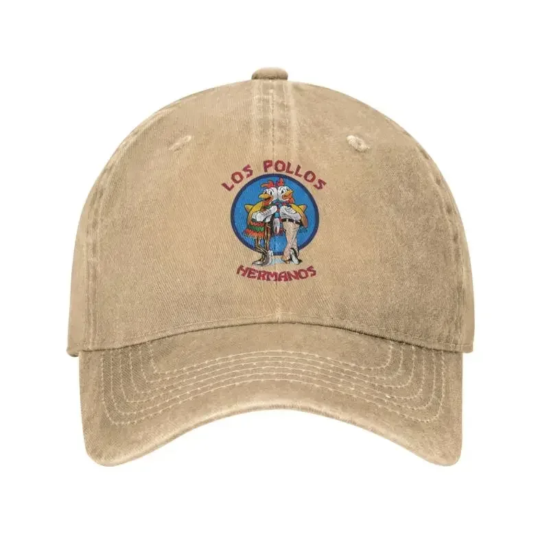 Fashion Funny Los Pollos Hermanos Cotton Baseball Cap for Men Women Adjustable Breaking Bad Dad Hat Outdoor