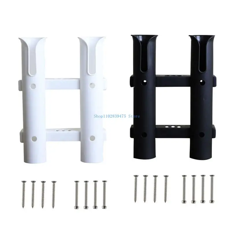 

33WB Marine Boat Yacht Kayak Fishing Rod Rack Braket Holder Plastic Stand with 3Tubes Plastic Fishing Rod Holder