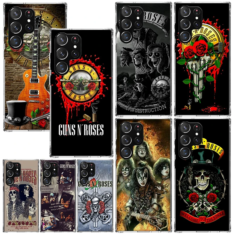 Guns N Roses Good Time Phone Case For Samsung Galaxy S25 S24 S23 S22 Ultra S21 FE S20 Plus S10 + S10E Art Fundas Back Cover S24 