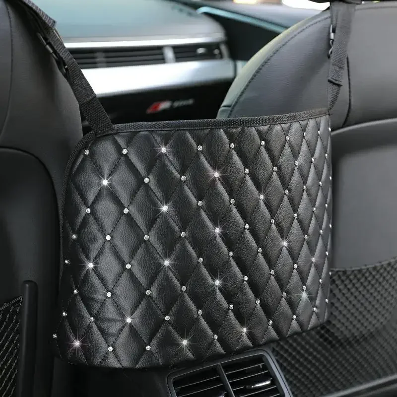 Car seat storage bag suitable for suspension between seats Car storage net bag Suspension storage bag Large capacity