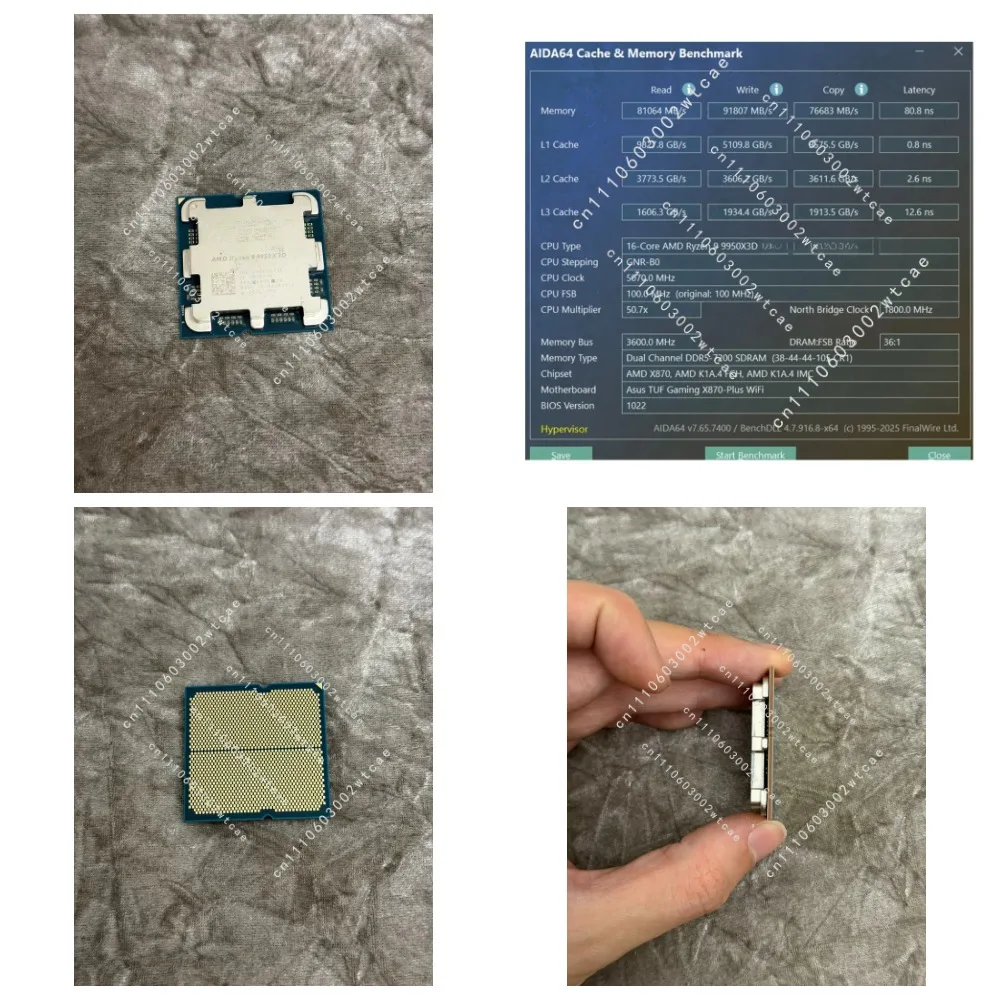 Second-Hand Desktop Gaming CPU Processor, 16 Cores 32 Threads