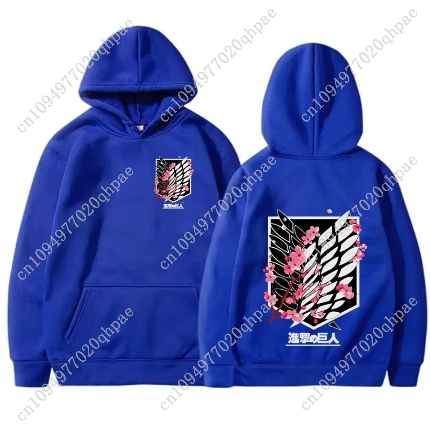 2024 ربيع الخريف جديد هودي أنيمي هوديي الرجال موضة الدافئة البلوز الرسم المطبوعة الهيب هوب هوديس ملابس الشارع الشهير غير رسمية