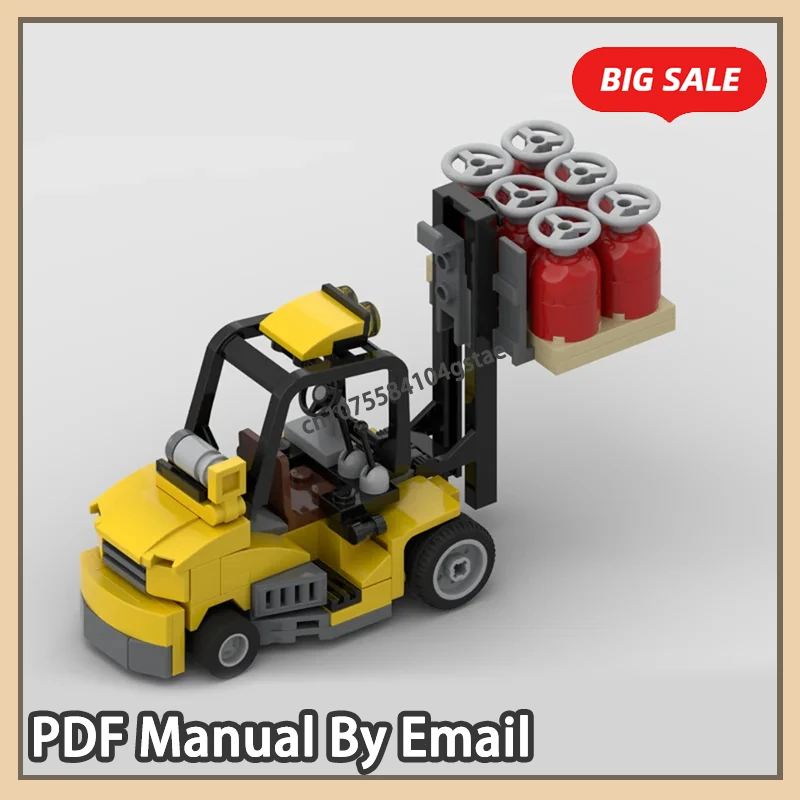 

New 109PCS Urban Engineering Modular Industrial Forklift Model DIY Creative Children's Toy Gift Building Blocks