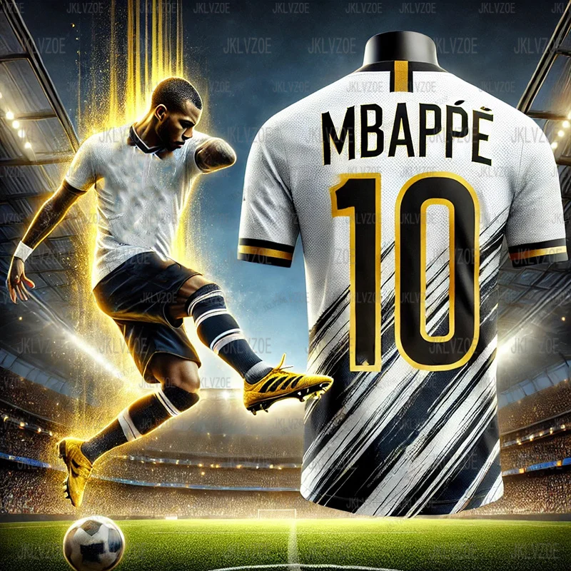 New 24/25 Summer Football Jersey Breathable Tees CHATGPT Design Edition Jersey Special Mbappe 10 Soccer Jersey For Kids/Adult