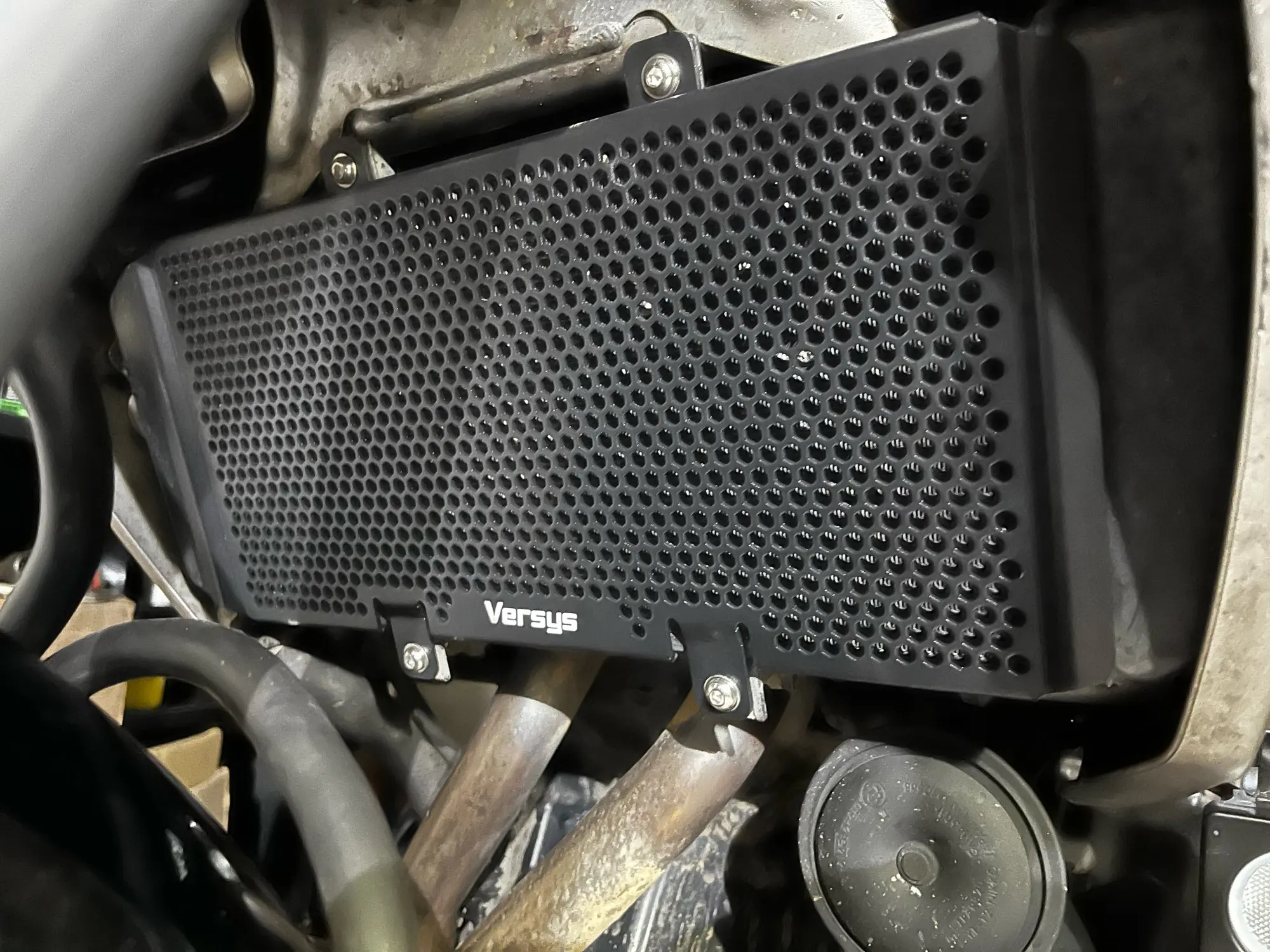 

For Kawasaki Versys 650 Radiator Guard Versys650 2006 2007 Accessories Motorcycle Radiator Grille Grill Guard Cover Protector