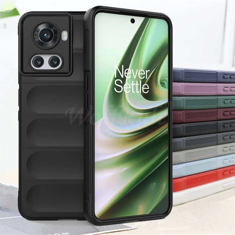 Caso de telefone à prova de choque para Oneplus 10R, lente TPU macia escudo protetor, pára-choques traseiro, novo, Fundas, 10R